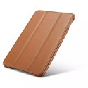 ICarer Leather Folio case for iPad mini 5 leather cover smart case brown (RID800-BN)