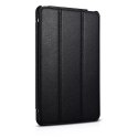 ICarer Leather Folio case for iPad mini 5 leather cover smart case noir (RID800-BK)