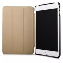 ICarer Leather Folio case for iPad mini 5 leather cover smart case noir (RID800-BK)