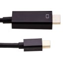 Kabel przewód Alogy adapter HDMI 2.1 na USB-C Type-C HDTV 4K 2m Czarny