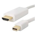 Kabel przewód Alogy adapter HDMI 2.1 na USB-C Type-C HDTV 4K 2m Czarny