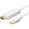 Kabel przewód Alogy adapter HDMI 2.1 na USB-C Type-C HDTV 4K 2m Czarny