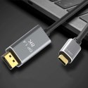 Kabel przewód Alogy adapter HDMI 2.1 na USB-C Type-C HDTV 4K 2m Czarny