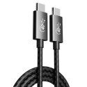 Kabel przewód Alogy adapter HDMI 2.1 na USB-C Type-C HDTV 4K 2m Czarny