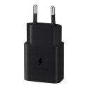 Chargeur mural USB Samsung Type C 15W PD AFC + câble USB Type C noir (EP-T1510XBEGEU)