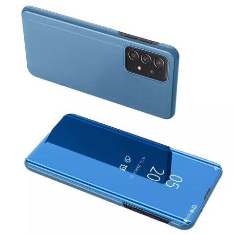 Clear View Case flip cover pour Samsung Galaxy A73 bleu