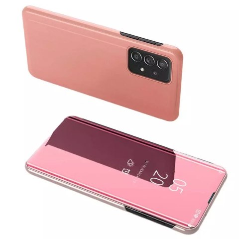 Clear View Case flip cover pour Samsung Galaxy A73 rose