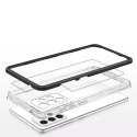 Coque transparente 3 en 1 pour Samsung Galaxy A13 5G Frame Gel Cover Noir