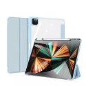 Dux Ducis Toby Smart Cover blindé pour iPad Pro 12.9&#39;&#39; 2021 avec support pour Apple Pencil bleu