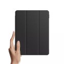 Dux Ducis Toby Smart Cover blindé pour iPad Pro 12.9&#39;&#39; 2021 avec support pour Apple Pencil noir