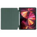 Stand Tablet Case Smart Cover pour iPad Pro 12,9 &#39;&#39; 2021 avec fonction de support vert