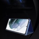 Clear View Case flip cover pour Samsung Galaxy S22 Ultra bleu