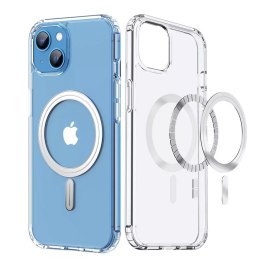 Coque magnétique Dux Ducis Clin pour iPhone 13 compatible avec MagSafe transparent