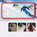 Coque transparente 3 en 1 pour Samsung Galaxy A03s (166) coque gel cadre rouge