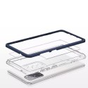 Coque transparente 3 en 1 pour Samsung Galaxy S20 FE 5G Frame Gel Cover Bleu