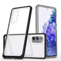 Coque transparente 3 en 1 pour Samsung Galaxy S20 FE 5G Frame Gel Cover Noir