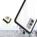 Coque transparente 3 en 1 pour Samsung Galaxy S20 FE 5G Frame Gel Cover Noir