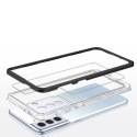 Coque transparente 3 en 1 pour Samsung Galaxy S22 Frame Gel Cover Noir