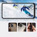 Coque transparente 3 en 1 pour Samsung Galaxy S22 Ultra Frame Gel Cover Noir