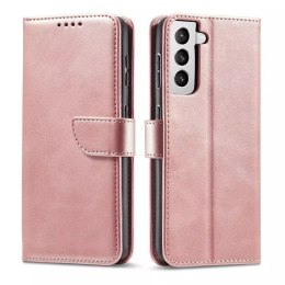 Magnet Case Elegant Case Cover Flip Cover Samsung Galaxy S22 + (S22 Plus) Rose