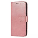 Magnet Case Housse élégante avec rabat et fonction de support pour Samsung Galaxy A03s (166.5) rose