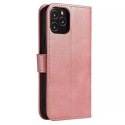 Magnet Case Housse élégante avec rabat et fonction de support pour Samsung Galaxy A03s (166.5) rose