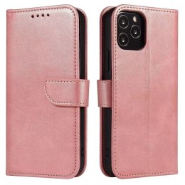 Magnet Case Housse élégante avec rabat et fonction de support pour Samsung Galaxy A13 5G rose