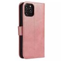 Magnet Case Housse élégante avec rabat et fonction de support pour Samsung Galaxy A13 5G rose