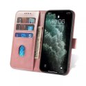 Magnet Case Housse élégante avec rabat et fonction support pour Samsung Galaxy A73 rose