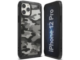 Etui Ringke Fusion X do Apple iPhone 12 Pro Max 6.7 Camo (Moro) Black