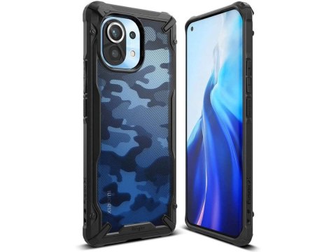 Etui obudowa Ringke Fusion X do Xiaomi Mi 11 Camo Black