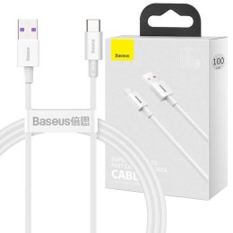 Kabel 1m Baseus Superior przewód USB do USB-C Type C 66W Biały
