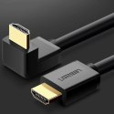 UGREEN HD103 Kabel HDMI - HDMI Kątowy, 4K, 2m (czarny)