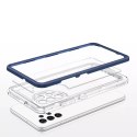 Coque transparente 3 en 1 pour Samsung Galaxy A32 5G Frame Gel Cover Bleu