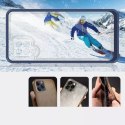 Coque transparente 3 en 1 pour Samsung Galaxy A42 5G Frame Gel Cover Bleu