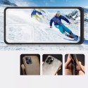 Coque transparente 3 en 1 pour Samsung Galaxy S21 Ultra 5G Frame Gel Cover Noir