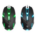 MYSZ DEFENDER CYBER MB-560L CZARNA 7 KOLORÓW 1200dpi 3P