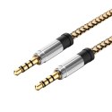 Kabel Rock Audio 2x Mini Jack 3.5mm Gold AUX 2m Tarnish