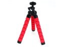 Elastyczny statyw tripod octopus kamera aparat 1/4 czerwony