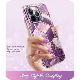 Supcase cosmo iphone 14 pro max marble purple