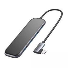 Baseus adaptér HUB USB Type C na 4x USB 3.0 / USB Type C PD adaptér pro MacBook / PC šedý (CAHUB-EZ0G)