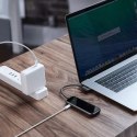 Baseus adaptér HUB USB Type C na 4x USB 3.0 / USB Type C PD adaptér pro MacBook / PC šedý (CAHUB-EZ0G)