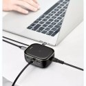 Baseus multifunkční USB Type C HUB, čtečka paměťových karet, externí síťová karta (USB 3.0, RJ45, HDMI, SD, micro SD) Power Deli