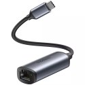Choetech externí síťový adaptér USB typu C - RJ45 2,5 Gb/s šedý (HUB-R02 šedý)