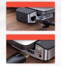 Multifunkční stojan Baseus HUB USB Type C - USB 3.0 / RJ45 / 3,5 mm mini jack / HDMI / USB Type C / Thunderbolt 3 pro MacBook Pr