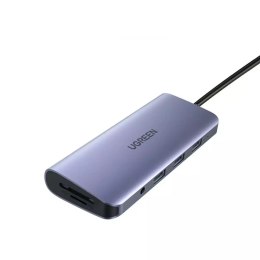 Ugreen 9v1 multifunkční HUB USB 3.2 Gen. 1 HDMI (4K @ 60 Hz) VGA (Full HD @ 60 Hz) Ethernet Čtečka karet TF / SD PD 100W USB Typ
