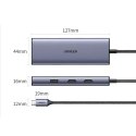 Ugreen 9v1 multifunkční HUB čtečka karet USB Type C - 2x USB 3.2 Gen 1 / 1x USB 2.0 / 2x HDMI 4K 60Hz / SD a TF / USB Type C PD 