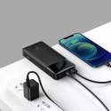 Baseus Bipow Fast Charging Power Bank 20000mAh 15W bílá (Overseas Edition) + USB-A - Micro USB 0,25m kabel černý (PPBD050101)