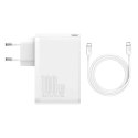 Baseus GaN2 Pro rychlá nabíječka 100W USB / USB Type C Quick Charge 4+ Power Delivery bílá (CCGAN2P-L02)