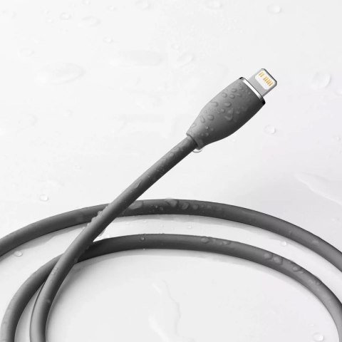 Baseus kabel, USB Type C - Lightning 20W kabel, 1,2 m dlouhý Jelly Liquid Silica Gel - černý